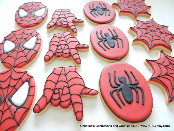 Spider Hero -Spidey-Super Hero Party Platter Pack Hand decorated ...