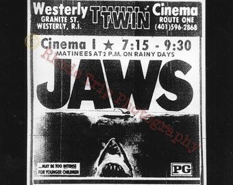 Jaws Rhode Island gelatin silver print vintage Westerly
