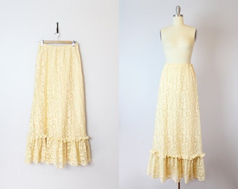 skirt cream lace -bridal on Etsy, a global handmade and vintage ...