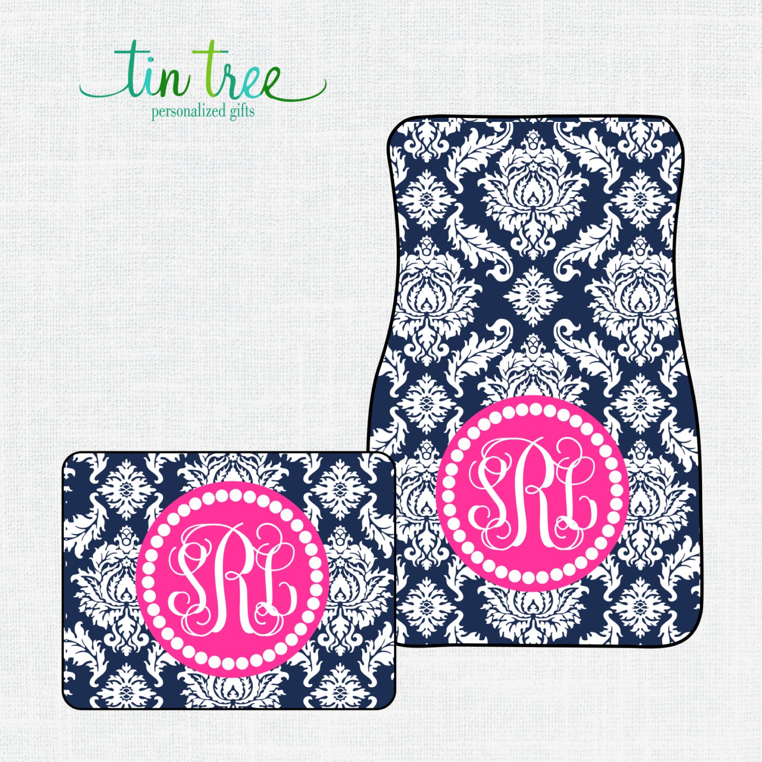 personalized car floor mats damask custom monogram car personalized car floor mats damask custom monogram car