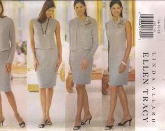 Butterick Sewing Pattern 6002 - Misses' Jacket, Dress, Top, and Skirt (8-12, 14-18, 20-24)