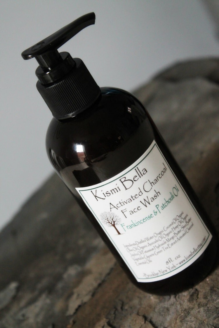 Activated Charcoal Face Wash VEGAN Sensitive/Acne by Kismibella