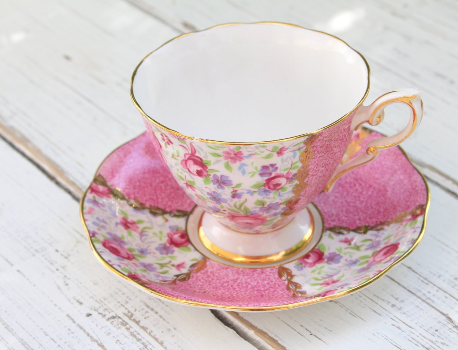 Tea Set Vintage English Fine Bone China by Royal Standard