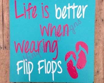 Flip flop saying | Etsy