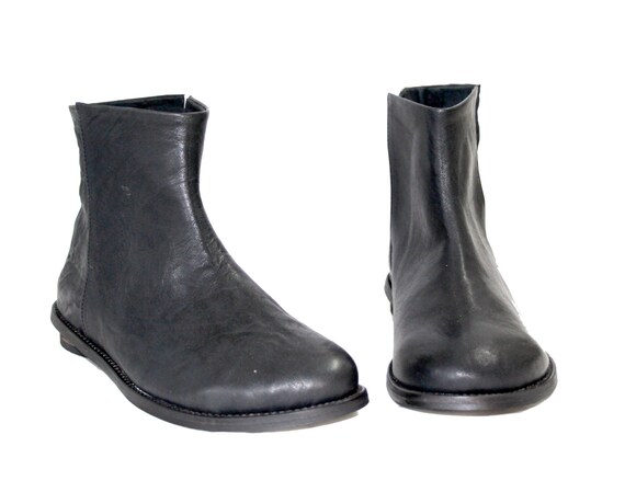 leather boots wrinkles