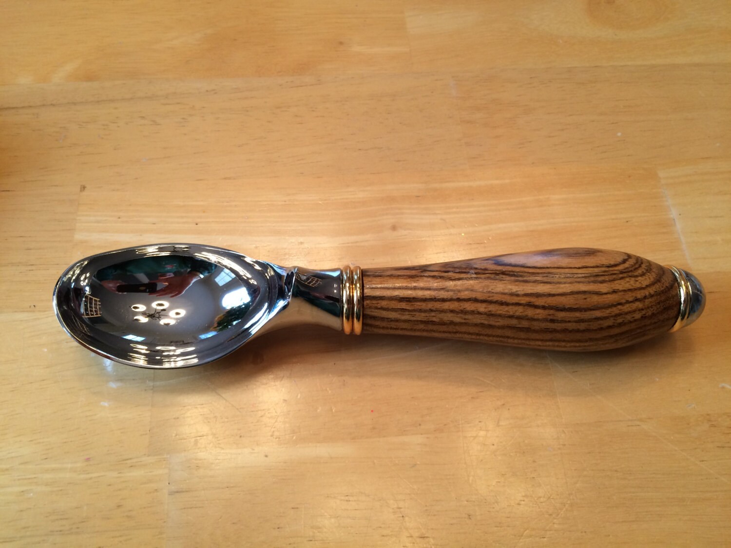 Hand Made Wooden Ice Cream Scoop Wooden