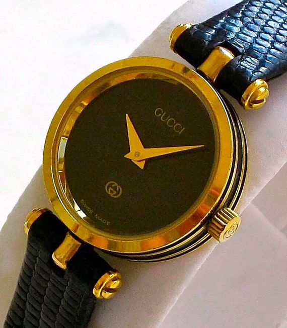 Items similar to Gold Gucci Swiss Made Luxury Watch For Women, 2000l