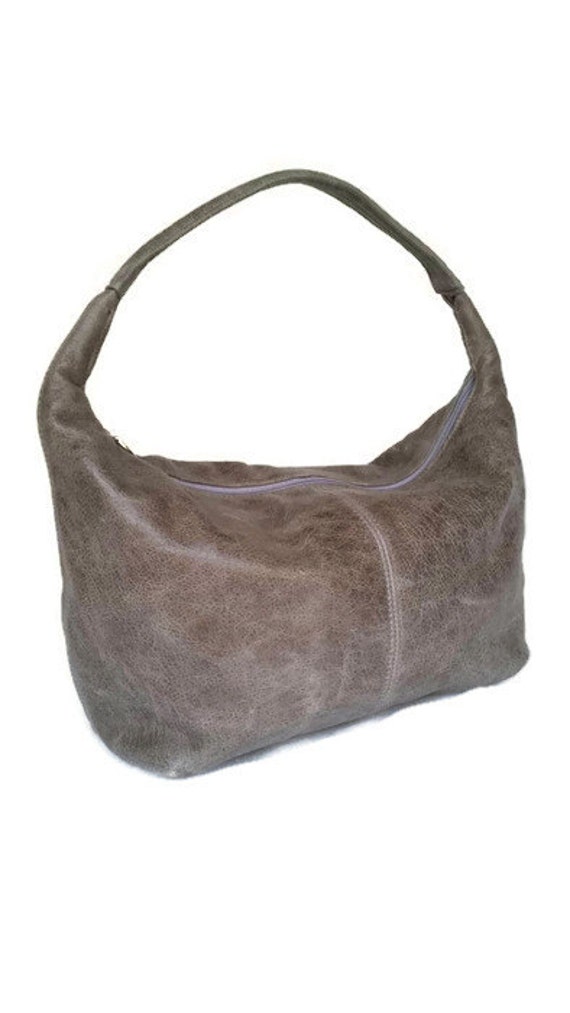 grey leather hobo handbags