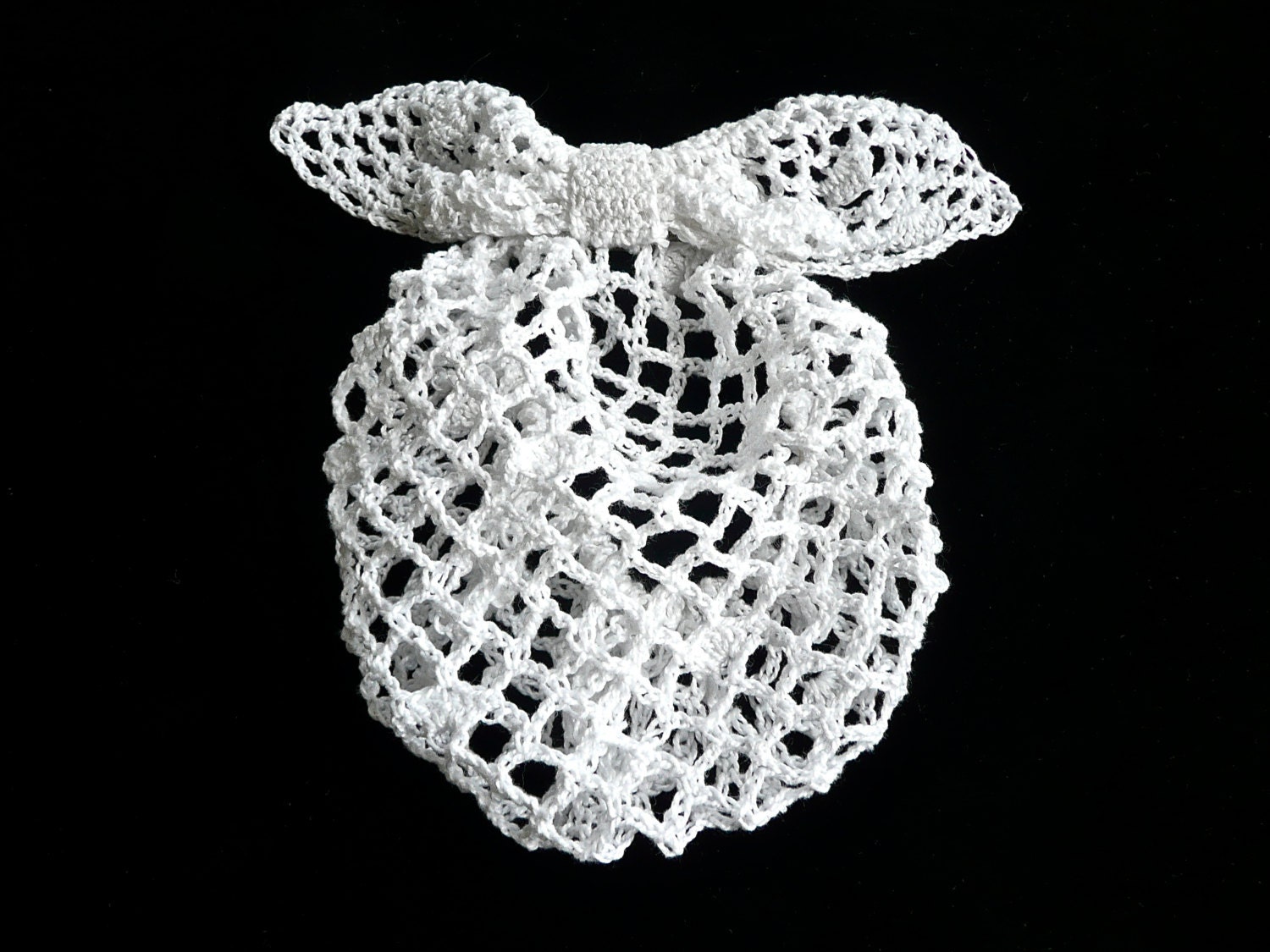 free crochet hair snood pattern