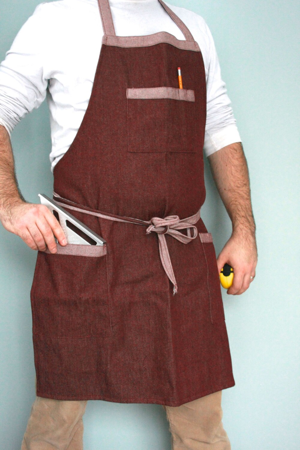 SALE Mens apron workman's apron large apron LAST ONE