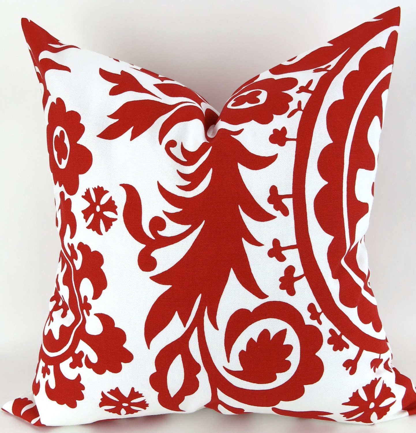 Turquoise & Red Pillow Covers 18x18 Mix/Match patterns