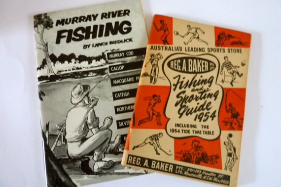 Vintage Fishing Book and Vintage Sports / Outdoor Shopping Catalouge - Fishing & Sporting paraphernalia