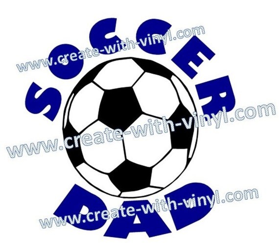 Download SOCCER DAD SVG file Silhouette Cameo Cricut Embroidery