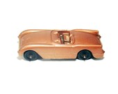 Vintage Tootsie Toy, Chevy Corvette, ca 1950s, Collectible, Car, Metallic Gold Vintage Tootsie Toy, Chevy Corvette, ca 1950s, Collectible, Car, Metallic Gold