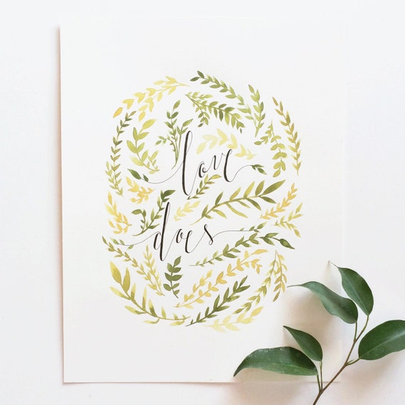 Wall art Watercolor painting watercolor painting by earthandfleur