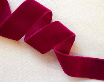 Beautiful Burgundy red velvet ribbons-2 yard increments