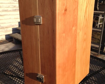 Solid Wood Cherry Boxes, High End, Custom and Handmade, hinges, handles and latches. MANY USES