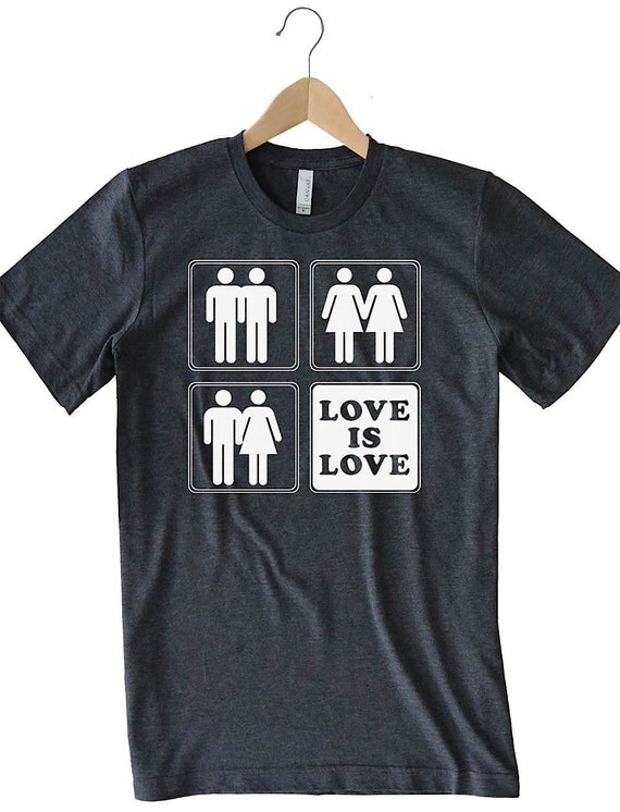 Love Is Love Lesbian T Shirt Gay Pride Parade Lgbt Rights Gay