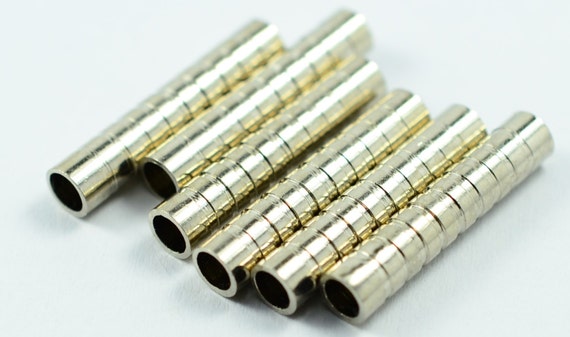 Pieces silver color mm industrial tube spacers