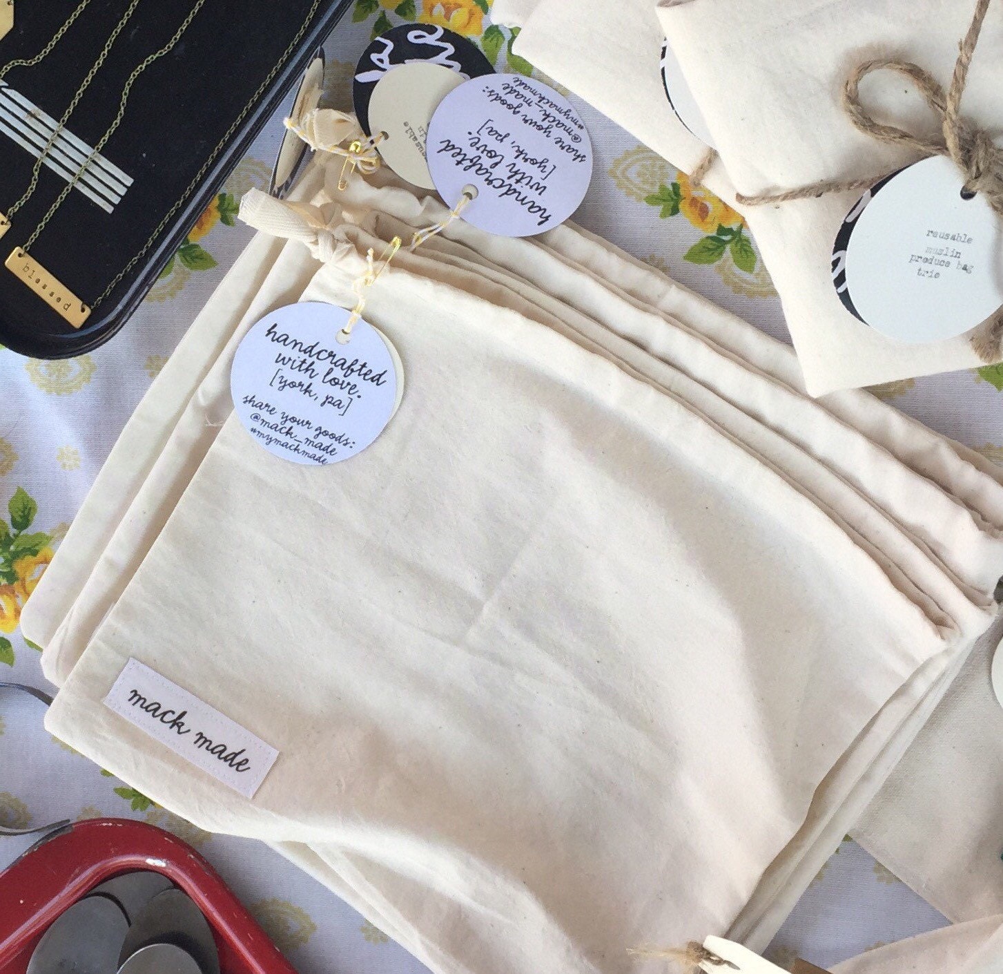 muslin vegetable bags