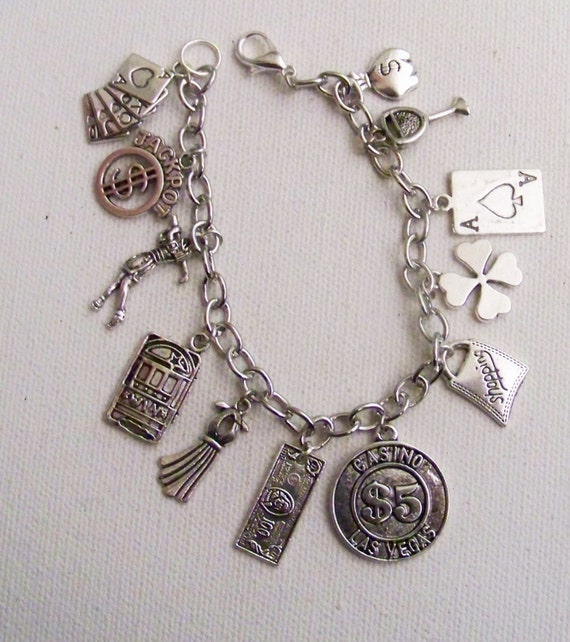 Love Las Vegas Charm Bracelet Las Vegas by InspiredDesignsByRob