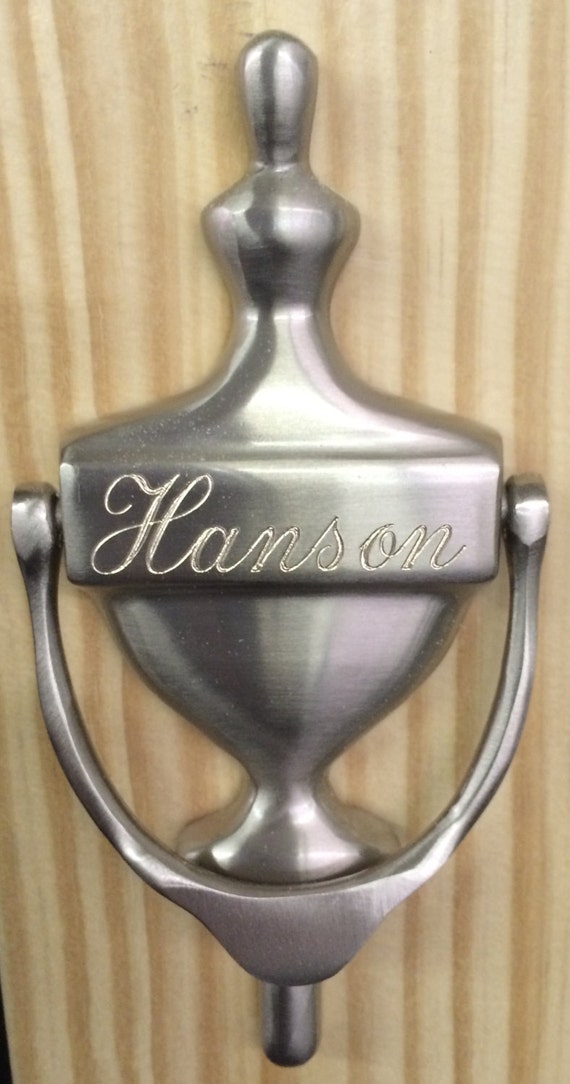 Personalized Engraved Door Knocker