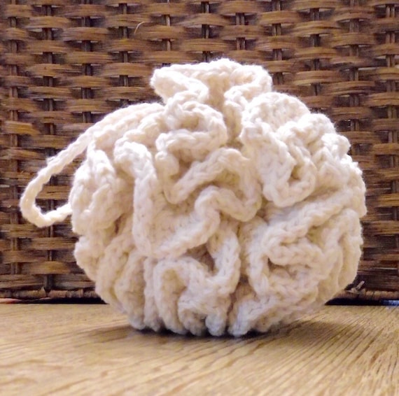 Crocheted Shower Pouf Bath Pouf bath Scrubbie by tongiemianey