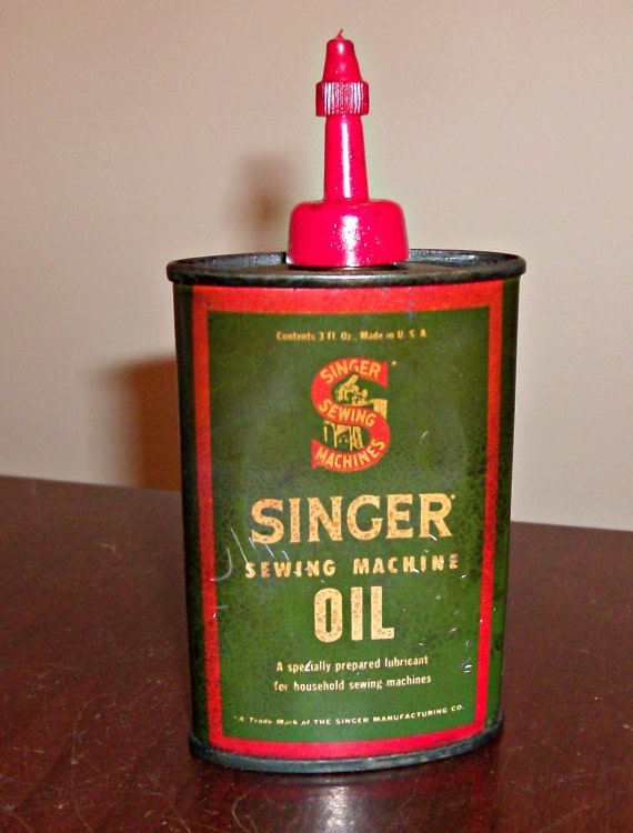 Vijntage Singer Sewing Machine Oil Can