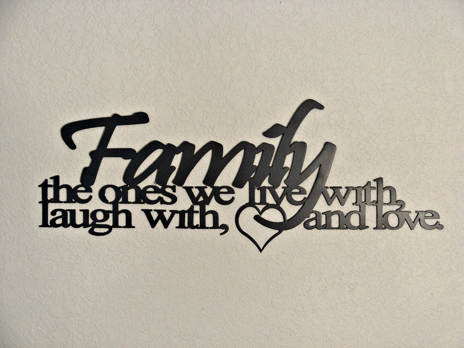 Word Art For Walls family ties cnc plasma metal word art wall hanging Word Art For Walls family ties cnc plasma metal word art wall hanging