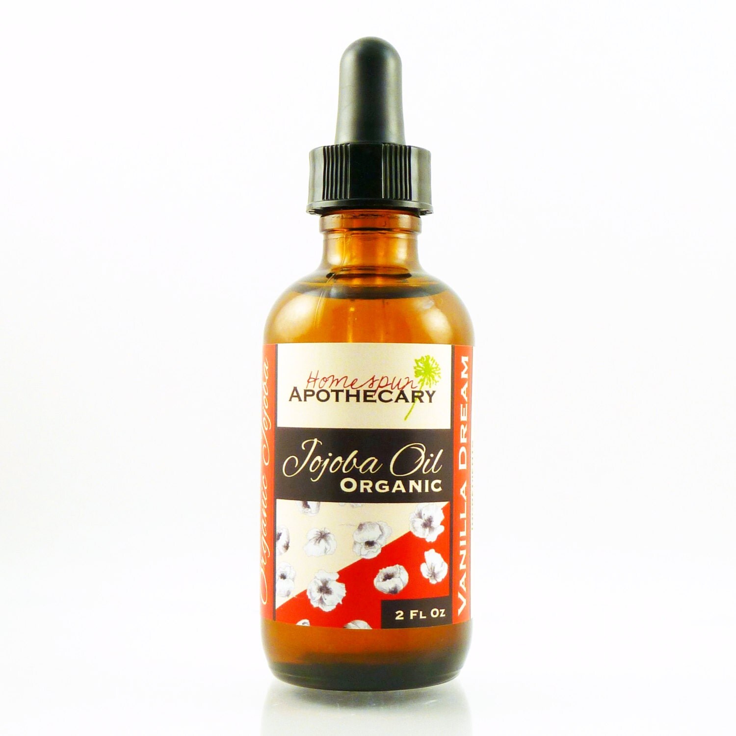 Organic Jojoba Oil Moisturizer Facial Serum by HomespunApothecary