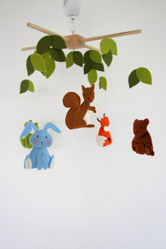 DIY sewing kit woodland baby mobile diy crib mobile by TinyLuck