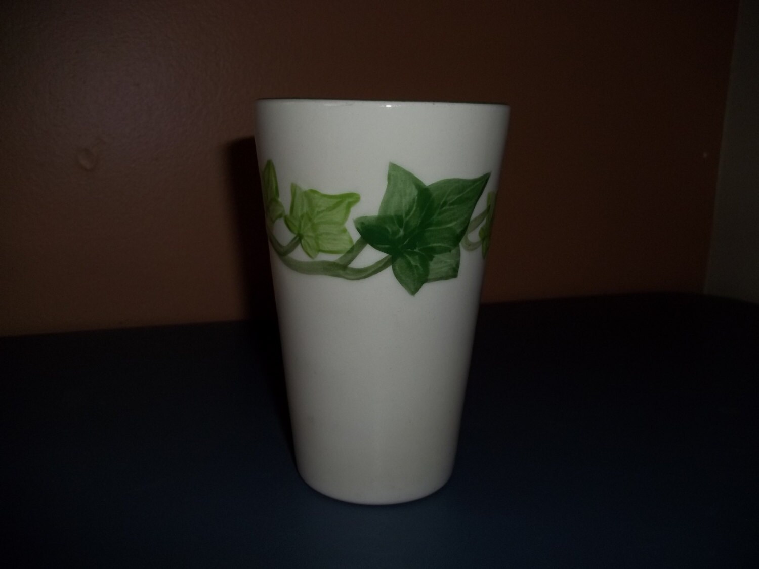 FRANCISCAN Tumbler Ivy Pattern California Franciscan Tumbler