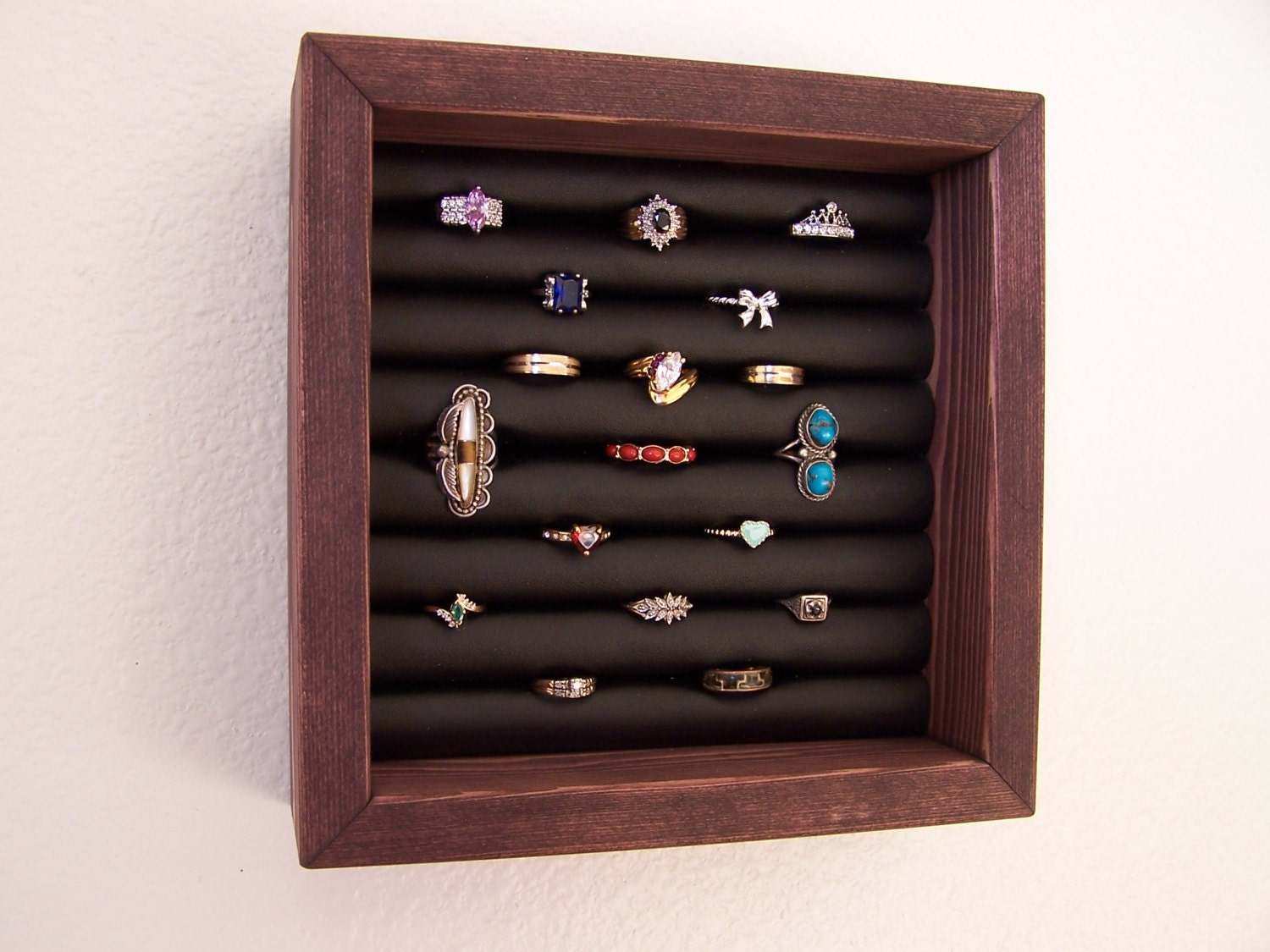 Ring Jewelry Organizer by barbwireandbarnwood on Etsy