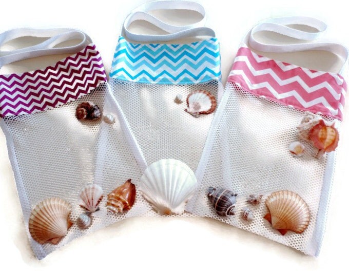 Toy Bags, Mesh Cross Body Bags, Shell Collecting Bags, Beach Sand Toy Bags, Pool Toy Bags, Bath Toy Bags, Party Favor Bags, Gift for Kids