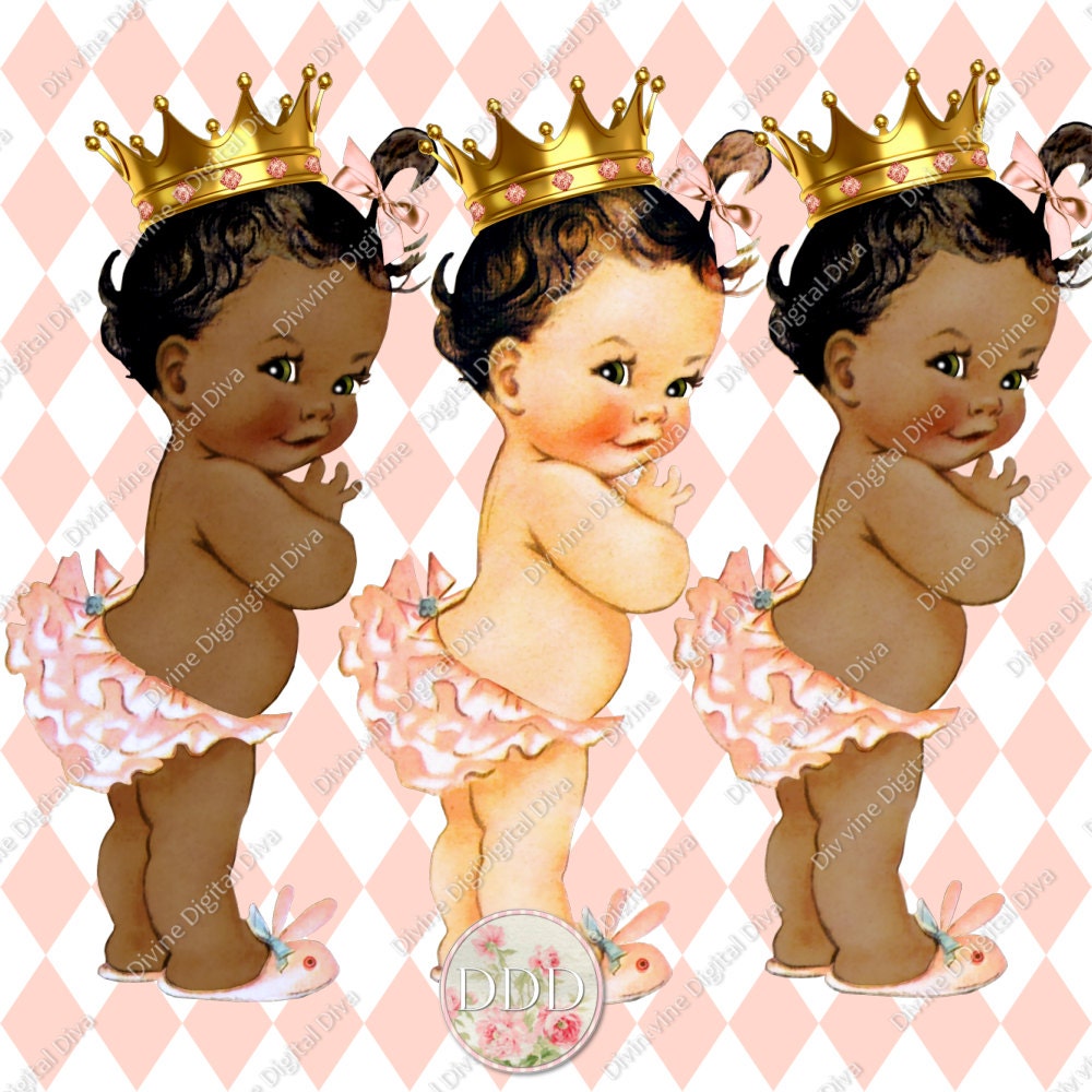 Free Free 338 Black Baby Princess Svg SVG PNG EPS DXF File