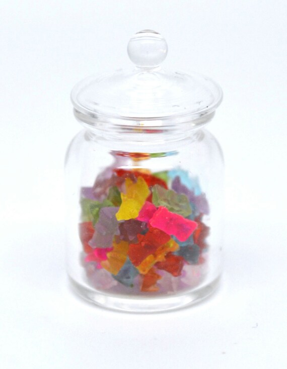 Tiny Haribo gummy bears miniature scale 1/12