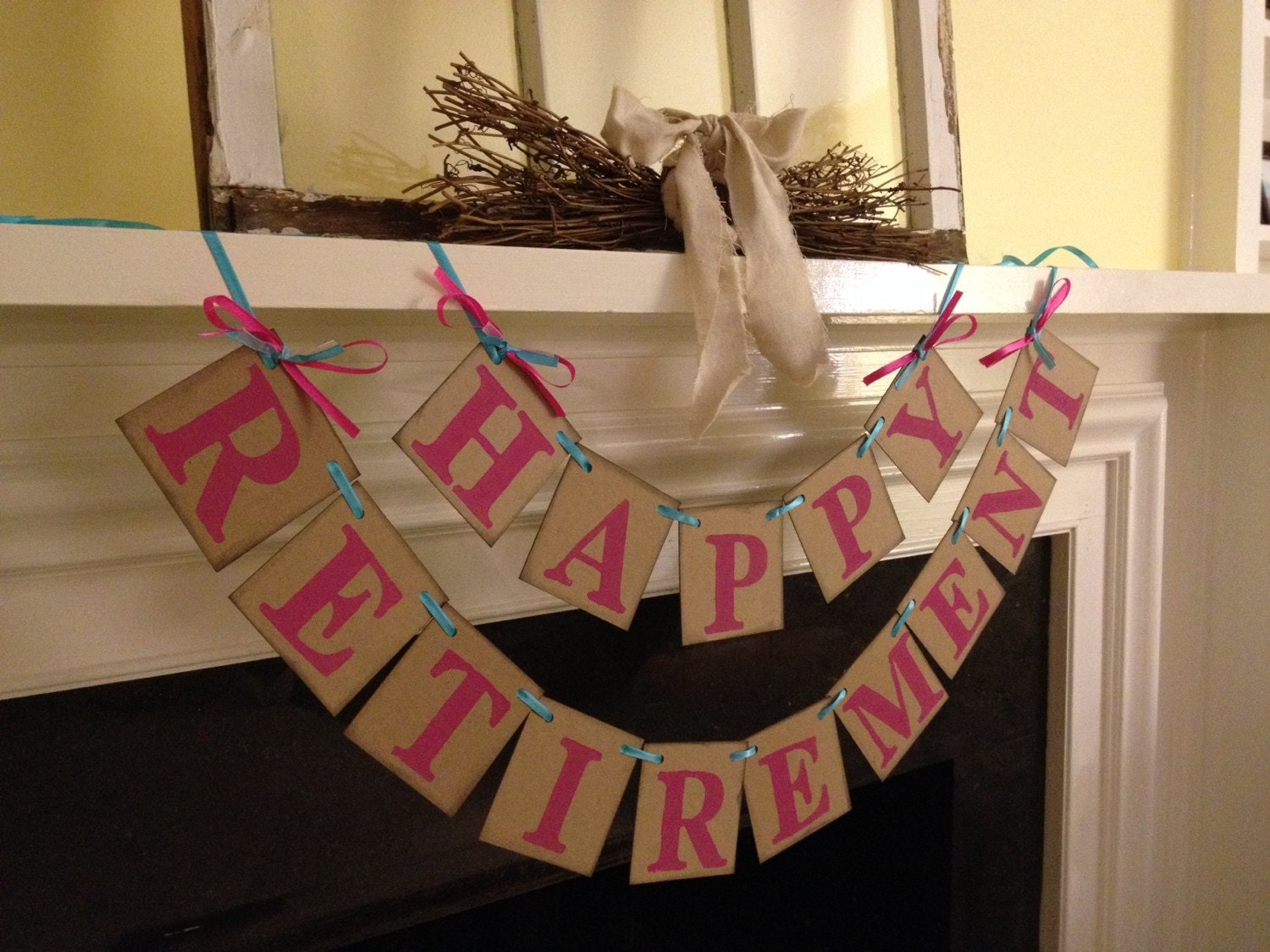 HAPPY RETIREMENT Banner/ Retirement Party Decorations/ Good