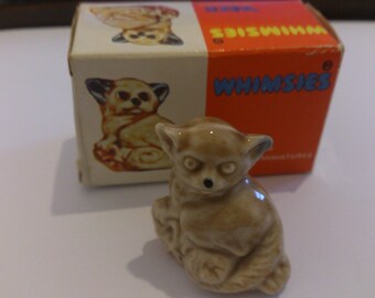 Two Bush Baby wade whimsies, one boxed