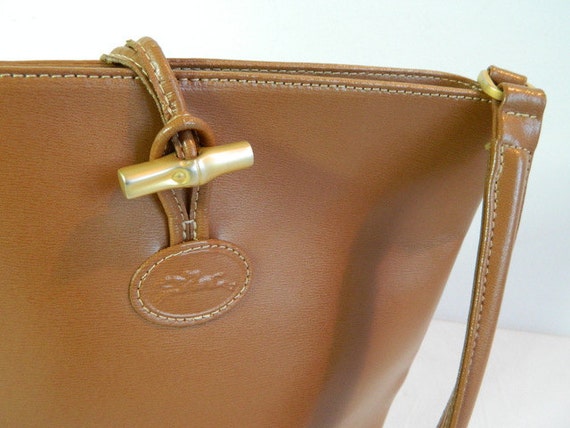 Longchamp, Roseau, leather bucket bag. French designer, leather tote ...