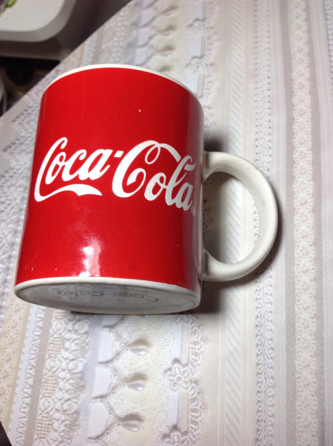 Coca Cola Red Mug Coffee Cup Gibson Housewares Retro