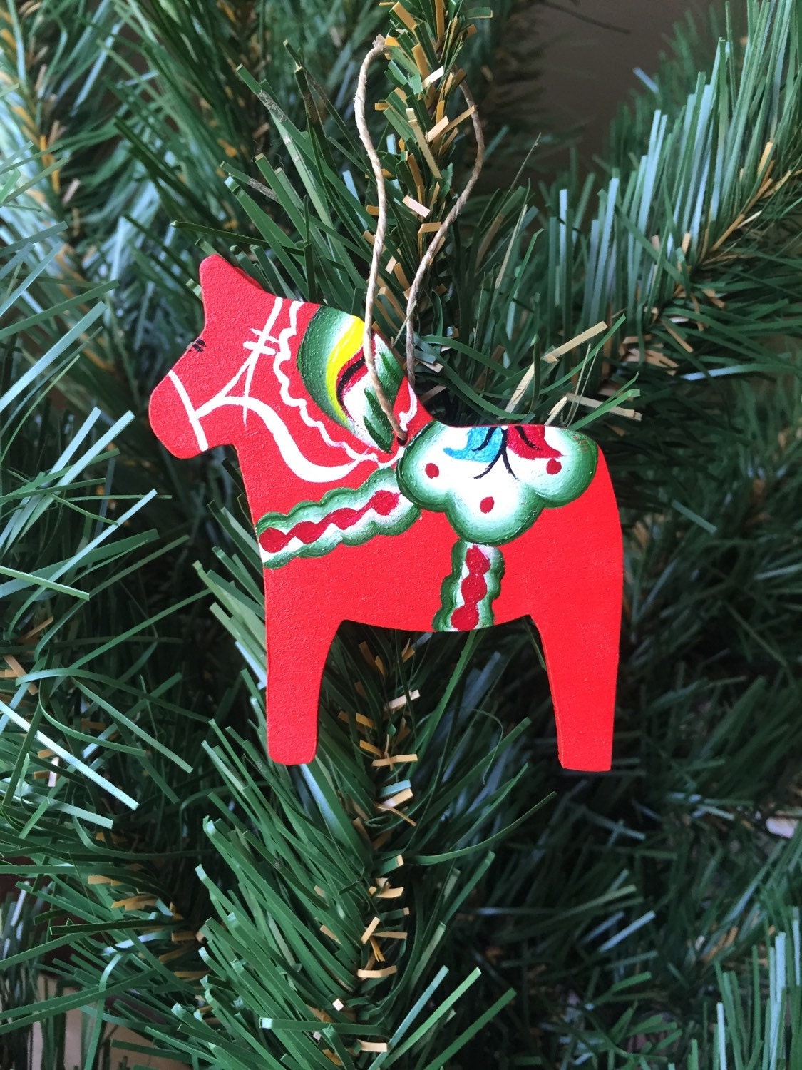 Swedish Dala Horse Ornament