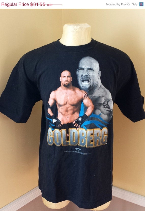 ON SALE 30% OFF Vintage Wcw Goldberg 1990's by NJVintage on Etsy