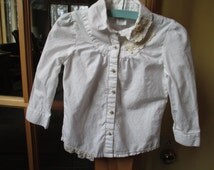 Popular items for upcycled blouse on Etsy