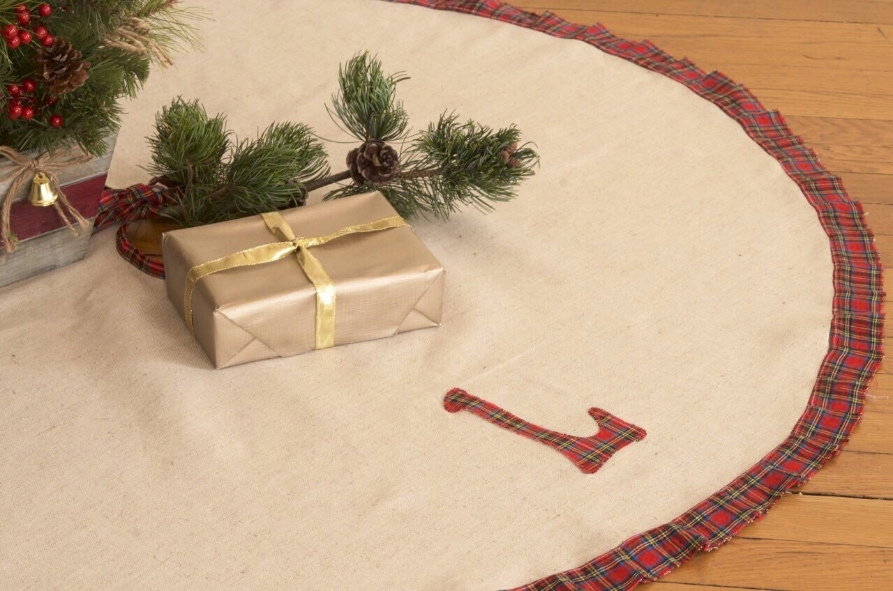 christmas tree skirt large tree skirt tartan tree skirt christmas tree skirt large tree skirt tartan tree skirt