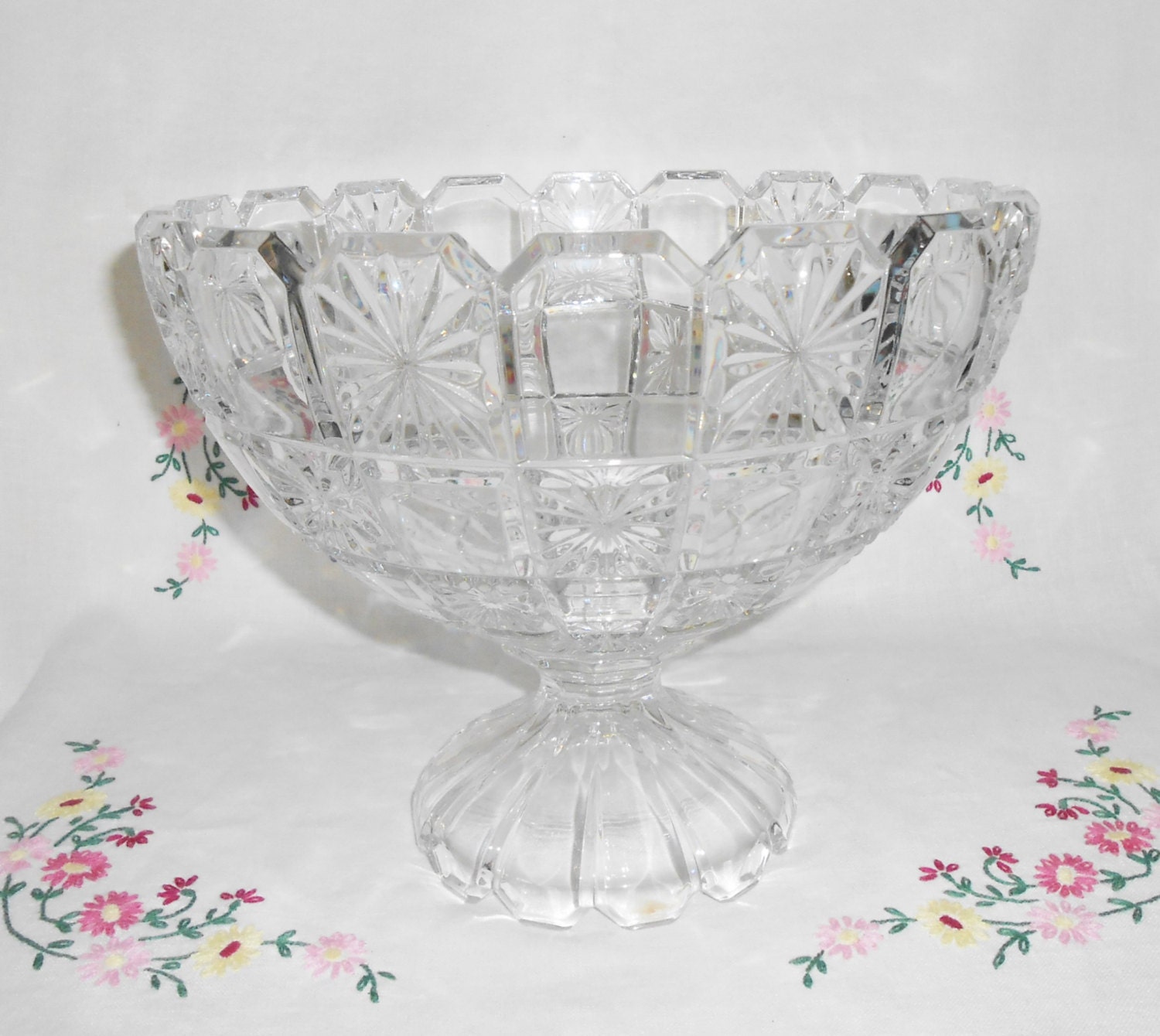 Shannon Crystal Punch Bowl