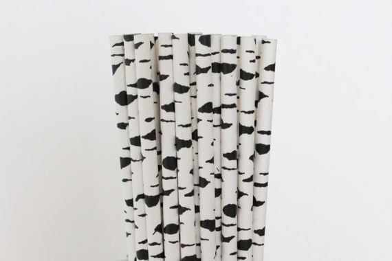 black and white paper straws black and white paper straws
