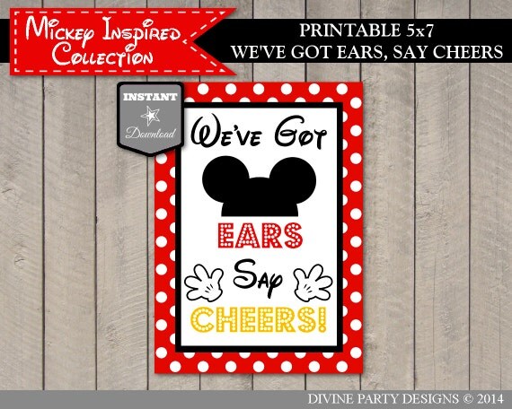 Instant Download Mickey Mouse Inspired We Ve By
