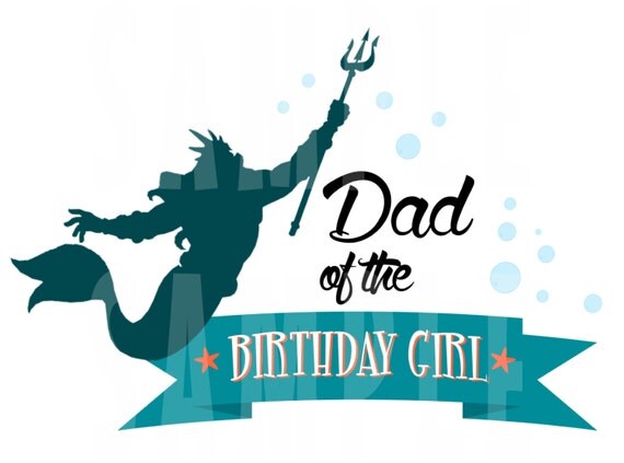 Download INSTANT DOWNLOAD Dad of the Birthday Girl Disney Birthday