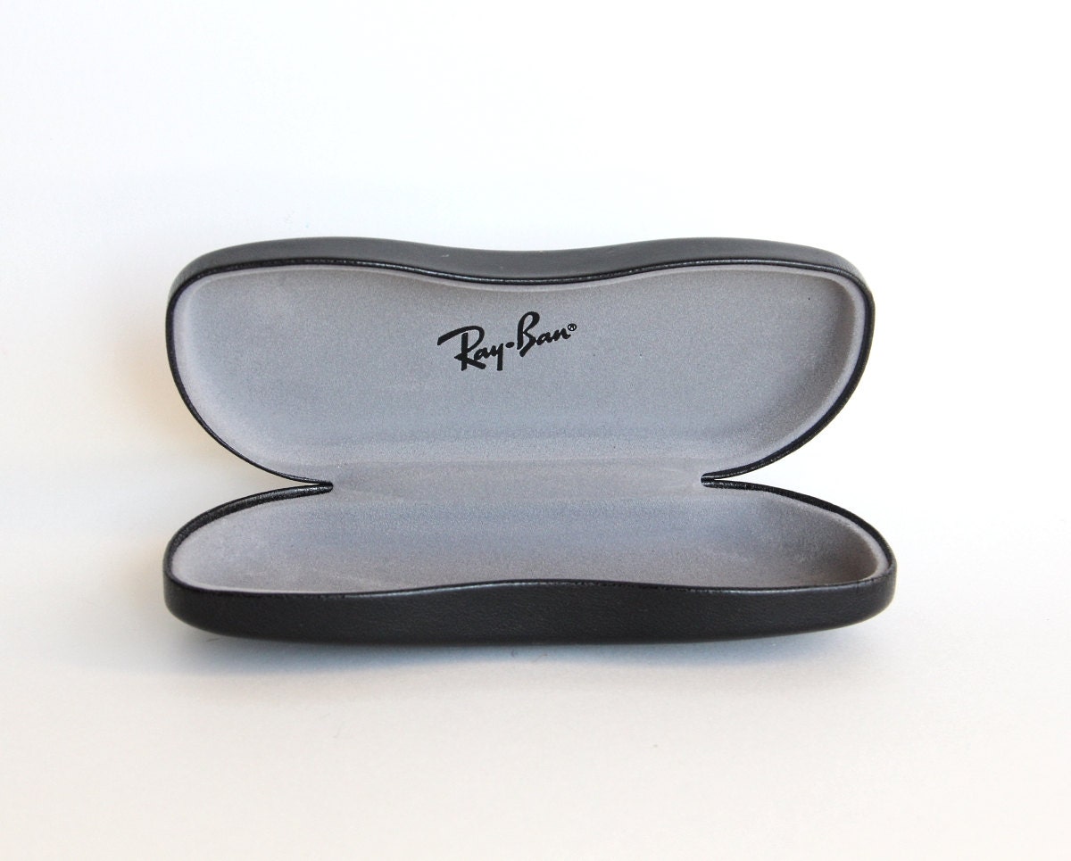 Vintage Ray Ban Hard Sunglasses Case Vintage Leather Ray Ban Hard Glass Case Haute Juice 2779