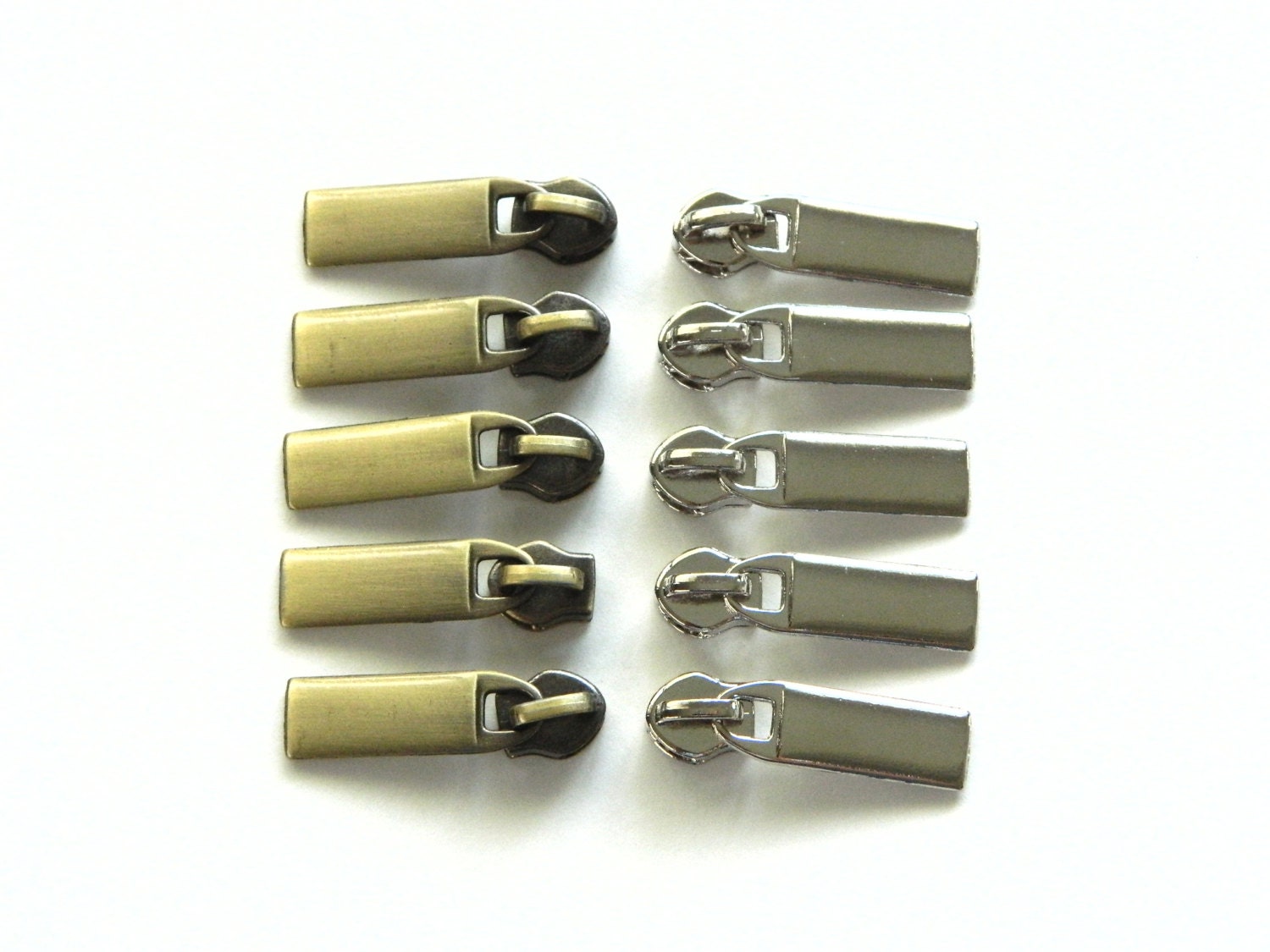 Set of Five 5 Zipper Slider Zipper Pull Replacement by NingBags